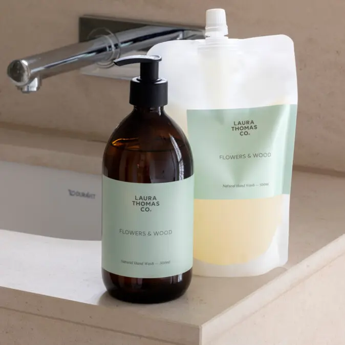 Flowers + Wood Hand Wash Refill