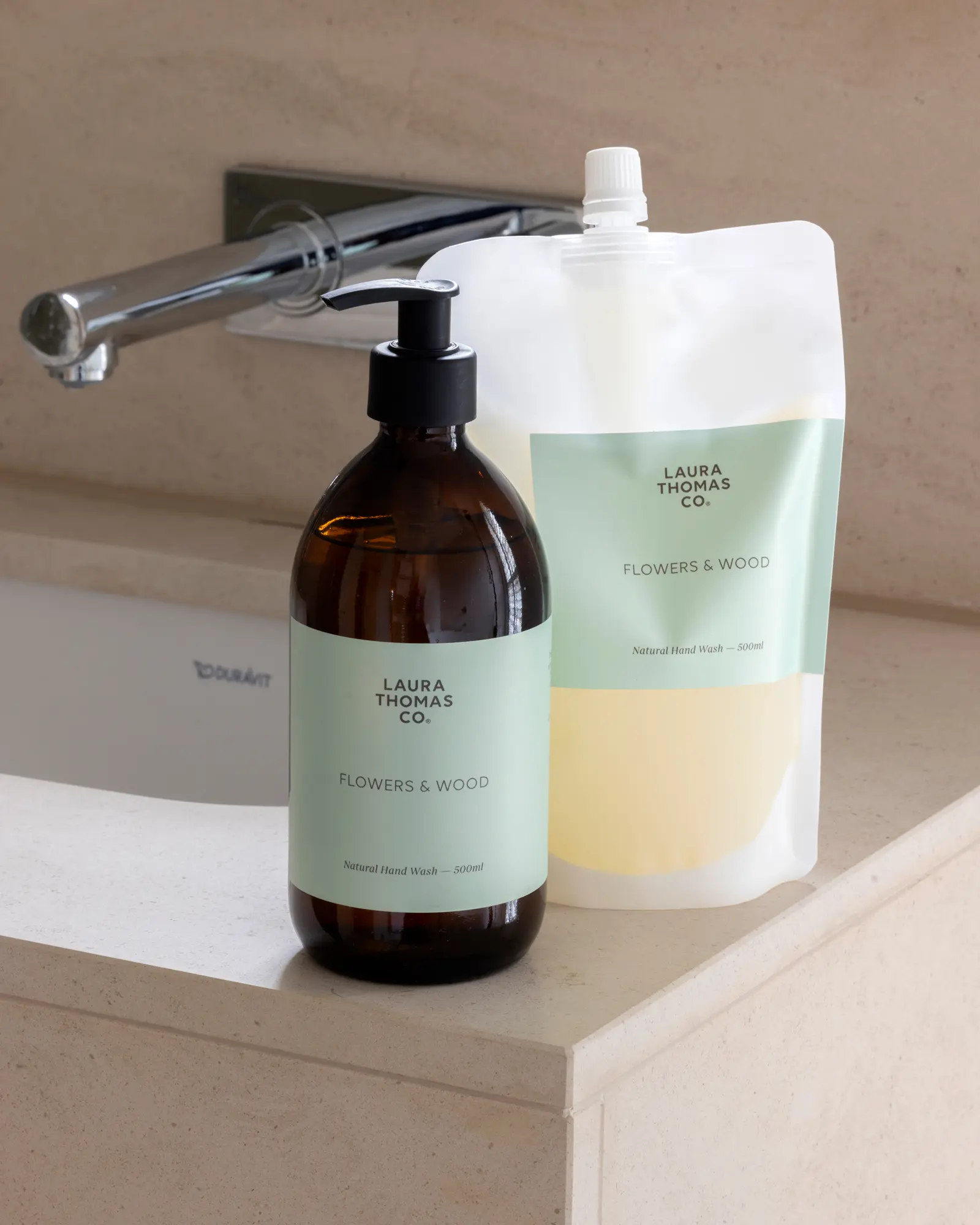 Flowers + Wood Hand Wash Refill