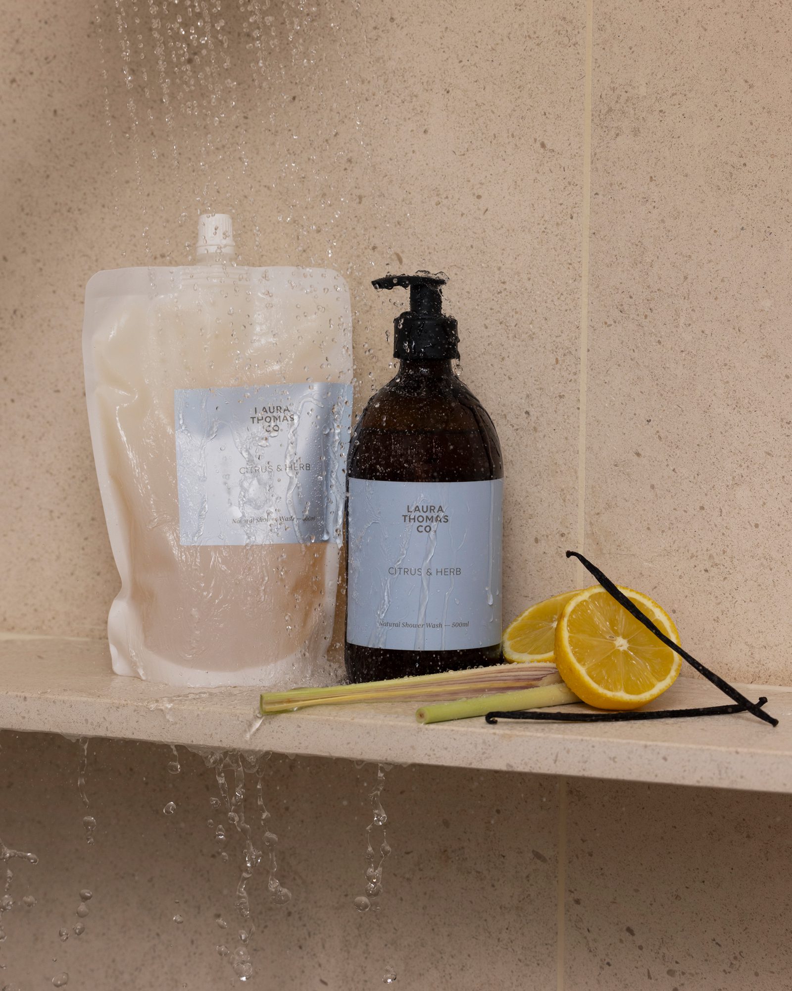 Citrus + Herb Shower Wash Refill