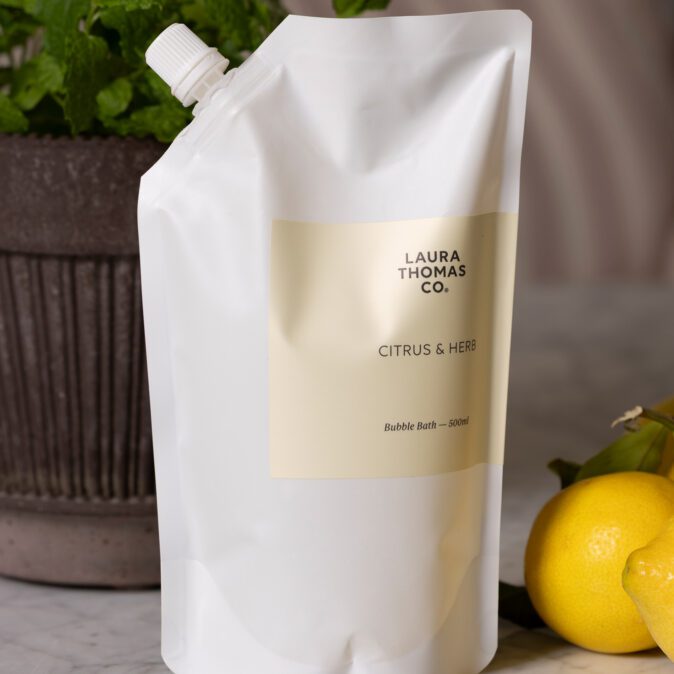 Alternative view of Citrus + Herb Bubble Bath Refill