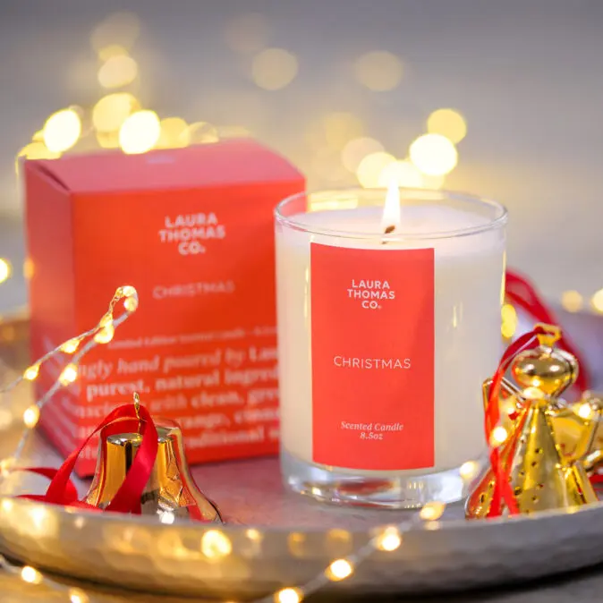 Christmas Candle + Matches Set