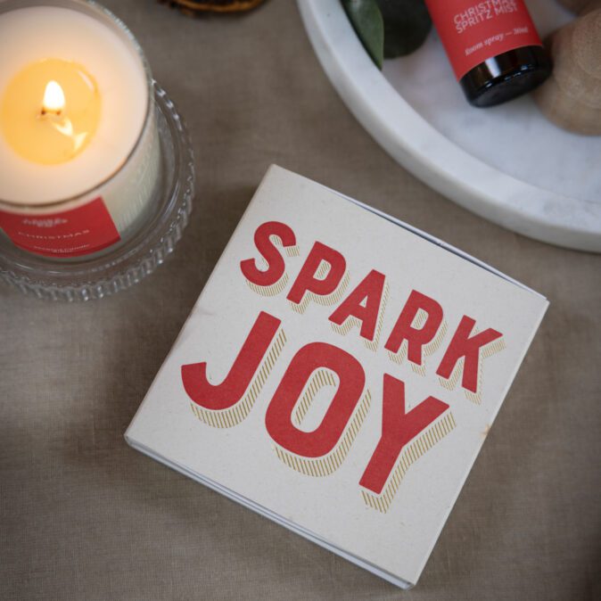 Christmas Candle + Matches Set