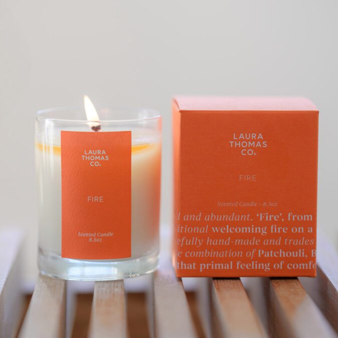 Black Friday Fire Candle